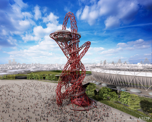 Anish Kapoor, ArcelorMittal Orbit model, 2010
