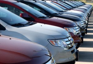 cars lined up