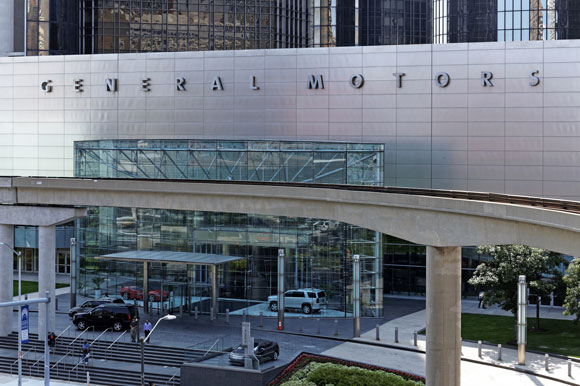 General Motors headquarters in Detroit, Michigan