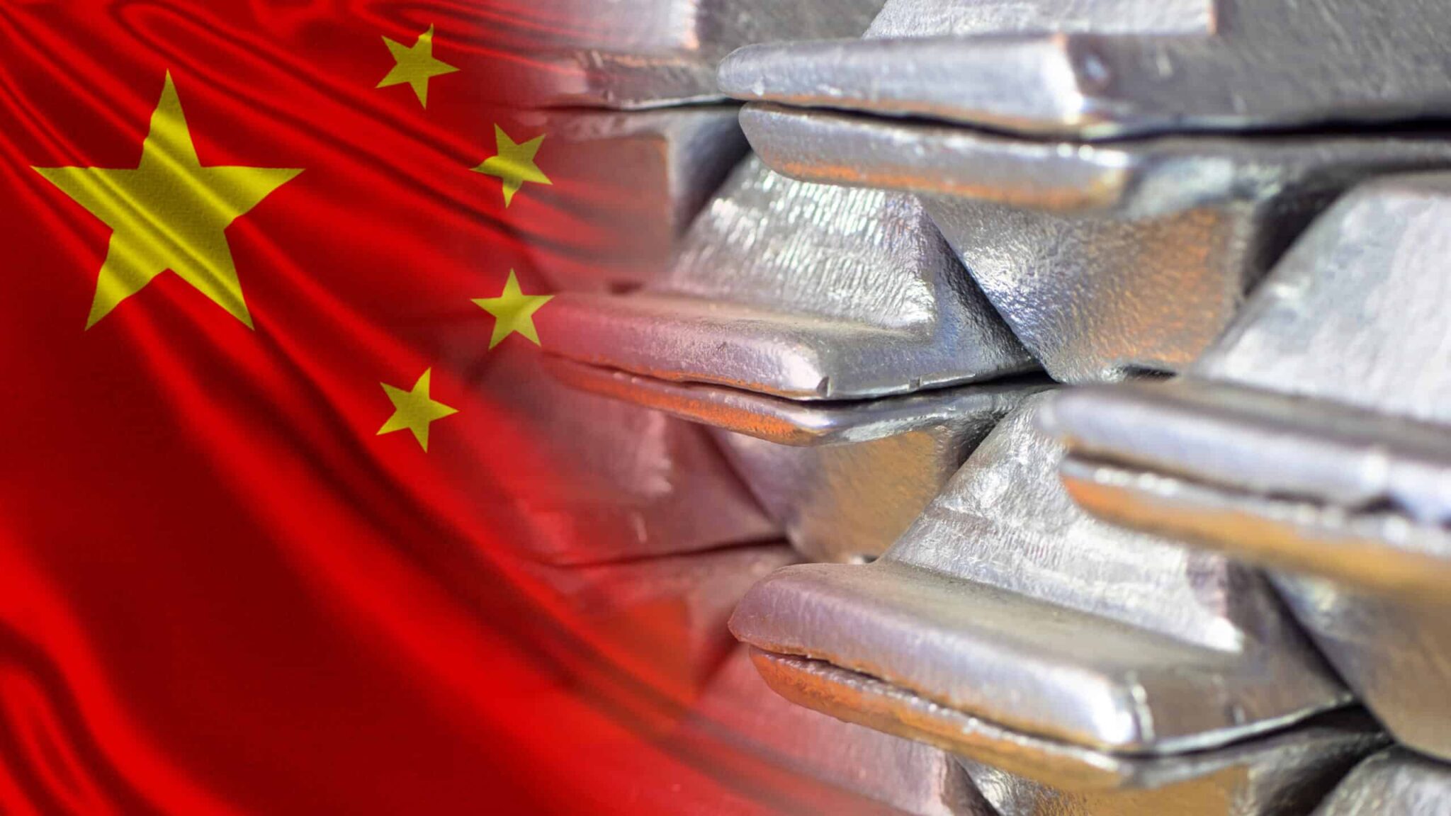 Southern China's Power Crisis Impacting Aluminum Production 1 aluminum-and-the-chinese-flag-aluminum-supplies-to-china-expor