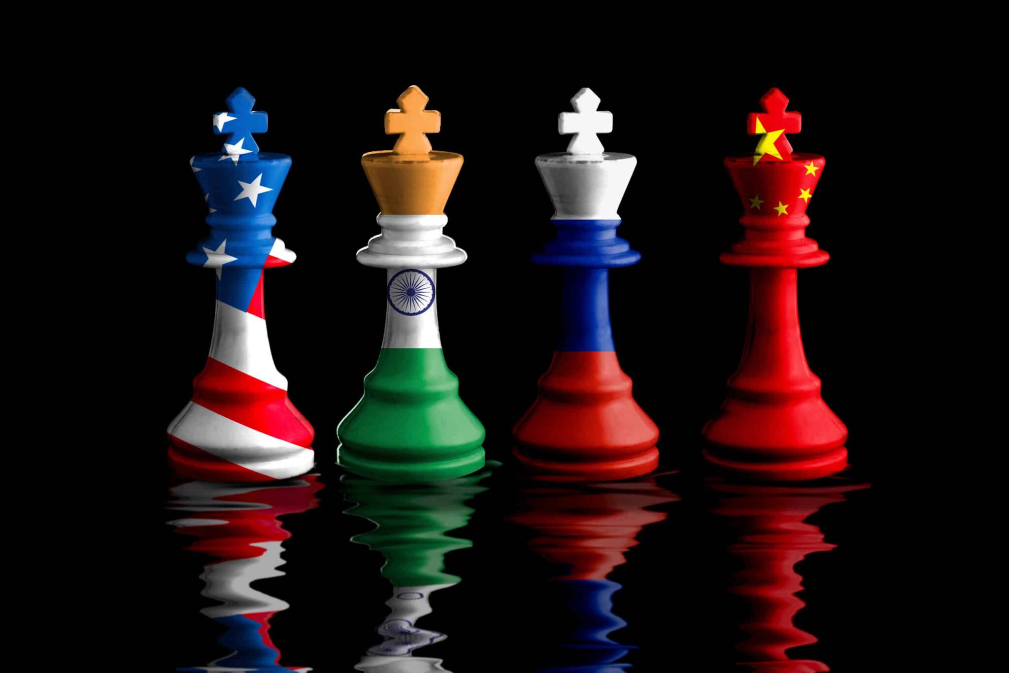 india-us-russia-and-china-flags-paint-over-on-chess-king-3d
