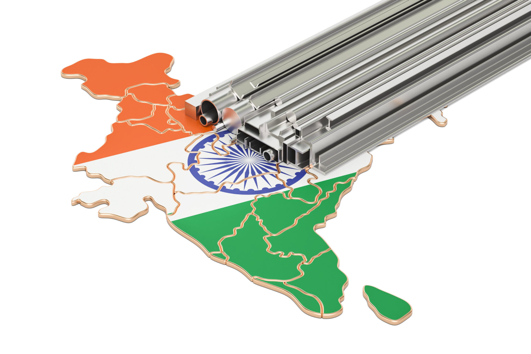 production-and-trade-of-metal-products-in-india-concept-3d-ren-3