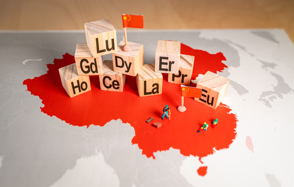 Rare earths and China.